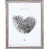 Rám na obraz stříbrné dřevo 18,0 x24,0 cm S45YD