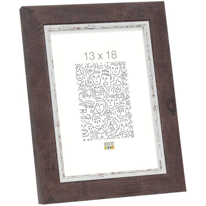 Rámeček na obraz hnědý plast 30,0 x40,0 cm S45VY