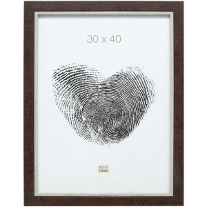 Rámeček na obraz hnědý plast 30,0 x40,0 cm S45VY
