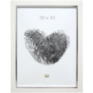 Rámeček na obraz bílý plast 18,0 x24,0 cm S45VK