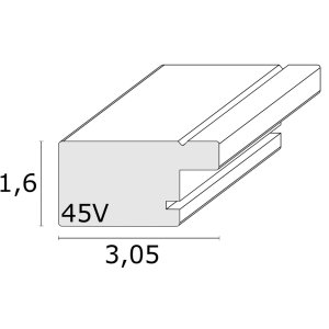 Rámeček na obraz hnědý plast 10,0 x15,0 cm S45VH