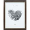 Rámeček na obraz hnědý plast 10,0 x15,0 cm S45VH