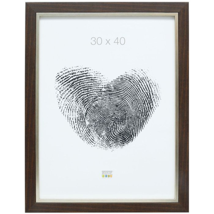 Rámeček na obraz hnědý plast 20,0 x28,0 cm S45VH