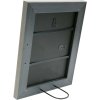 Rámeček na obraz šedý plast 10,0 x15,0 cm S45VF