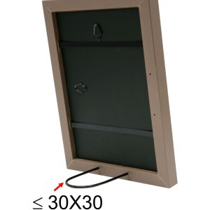 Dřevěný rám S45S taupe 62,0 x93,0 cm