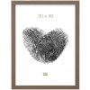 Dřevěný rám S45S taupe 62,0 x93,0 cm