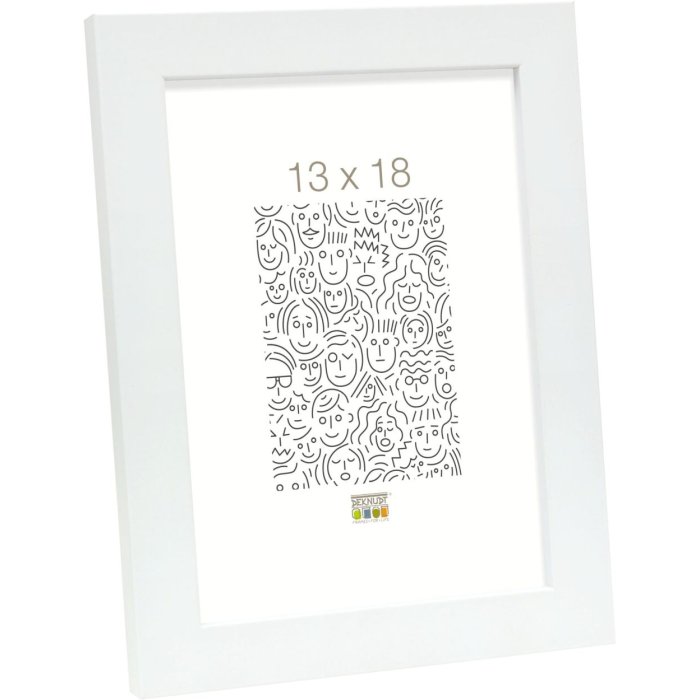 Dřevěný rám S45S bílý 20,0 x 20,0 cm