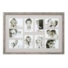Galerijní rám šedobéžové dřevo S45RH 10 fotografií 10x15 cm