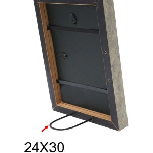 Rám na obraz šedobéžové dřevo 50,0 x70,0 cm S45RC