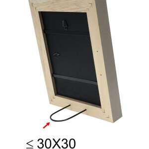 Deknudt Rámeček na fotografie taupe dřevěný 13x18 cm