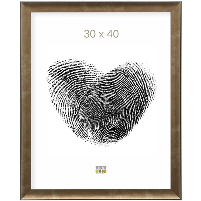 Rámeček na obraz bronzový plast 18,0 x24,0 cm S45ND