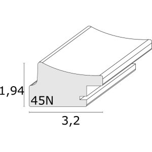Rámeček na obraz stříbrný plast 10,0 x15,0 cm S45ND