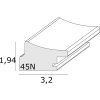 Rámeček na obraz stříbrný plast 10,0 x15,0 cm S45ND
