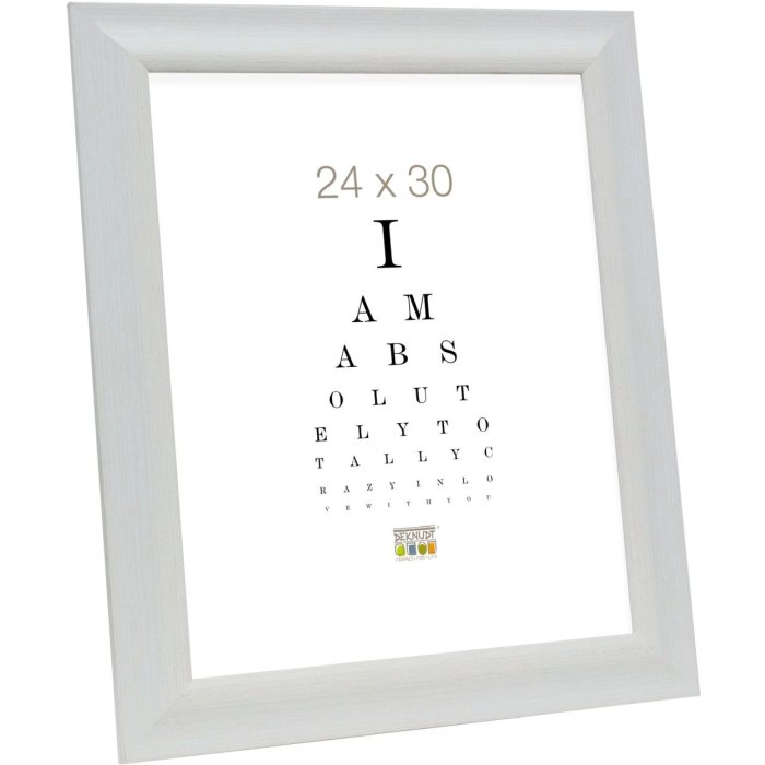 Rámeček na obraz bílý plast 20,0 x20,0 cm S45MF