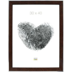 Rámeček na obraz hnědý plast 15,0 x15,0 cm S45FE