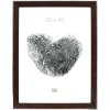 Rámeček na obraz hnědý plast 15,0 x15,0 cm S45FE