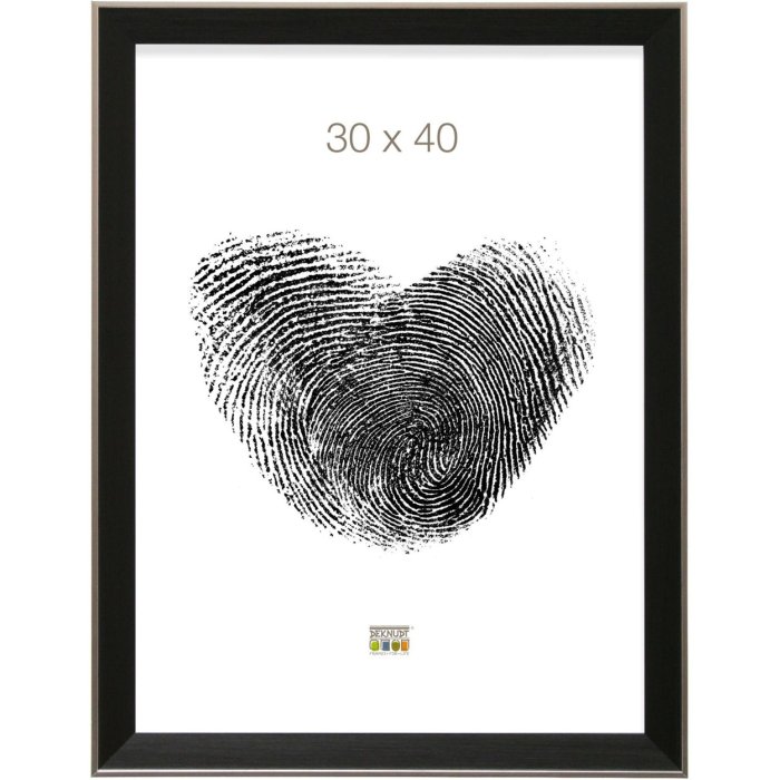Rámeček na obraz černý plast 18,0 x24,0 cm S45FE