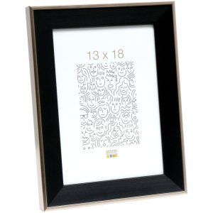 Rámeček na obraz černý plast 18,0 x24,0 cm S45FE