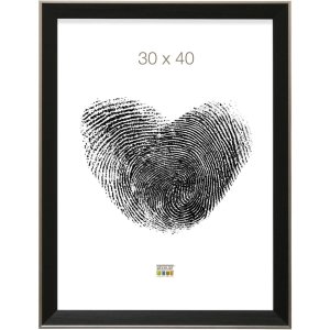 Rámeček na obraz černý plast 30,0 x40,0 cm S45FE