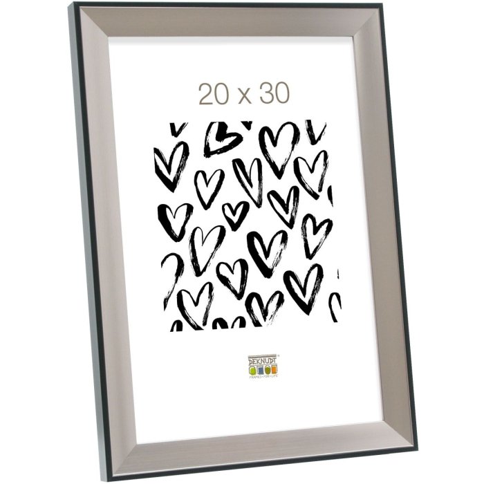 Rámeček na obraz stříbrný plast 20,0 x20,0 cm S45FD