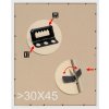 Rámeček na obraz stříbrný plast 20,0 x20,0 cm S45FD