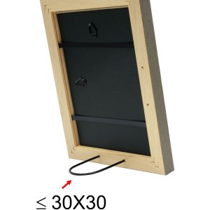 Rám na obraz hnědé dřevo 20,0 x20,0 cm S45ES