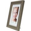 Rám na obraz hnědé dřevo 20,0 x20,0 cm S45ES