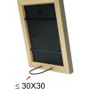 Rám na obraz hnědé dřevo 20,0 x20,0 cm S45ES