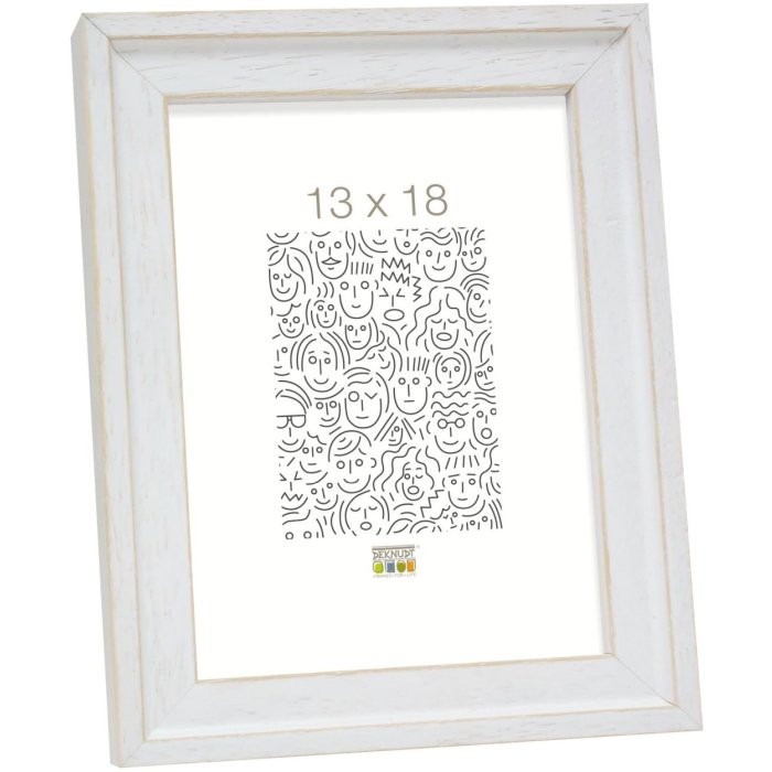 Rámeček na obraz bílé dřevo 10,0 x15,0 cm S45ES