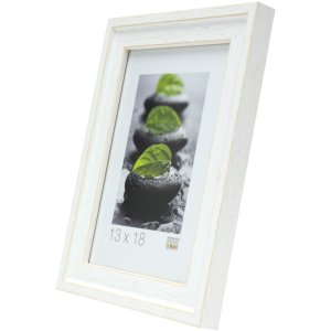 Rámeček na obraz bílé dřevo 10,0 x15,0 cm S45ES