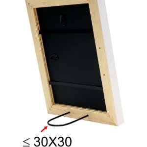 Rámeček na obraz bílé dřevo 10,0 x15,0 cm S45ES