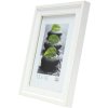 Rámeček na obraz bílé dřevo 10,0 x15,0 cm S45ES