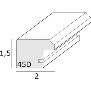 Rámeček na obraz červené dřevo 20,0 x30,0 cm S45DB