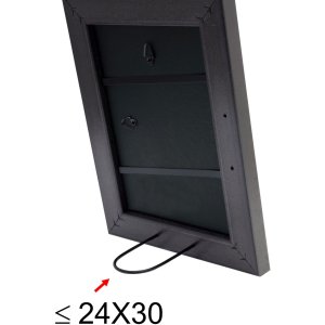 Rámeček na obraz černý plast 18,0 x24,0 cm S45CF