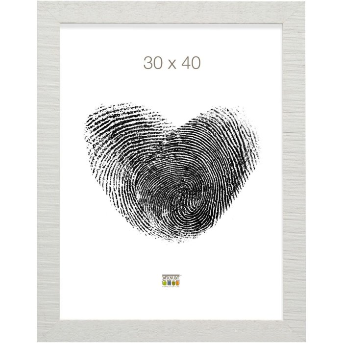 Rám na obraz bílé dřevo 30,0 x40,0 cm S43XF