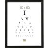 Rámeček na obraz černý plast 9,0 x13,0 cm S43WK
