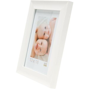 Rámeček na obraz bílý plast 13,0 x18,0 cm S43WK