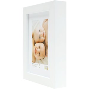 Rám na obraz bílé dřevo 10,0 x15,0 cm S43DL