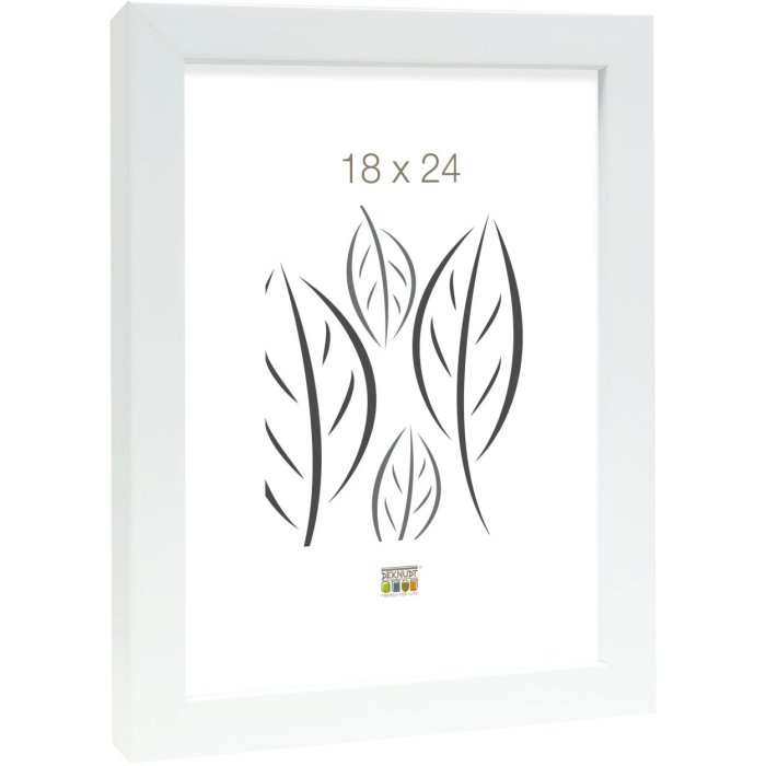 Rám na obraz bílé dřevo 15,0 x20,0 cm S43DL