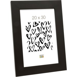 Rám na obraz černé dřevo 20,0 x25,0 cm S43BK