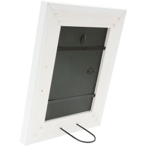 Deknudt Bílý dřevěný fotorámeček 24x30 cm