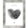 Rám na obraz stříbrné dřevo 20,0 x20,0 cm S43BD