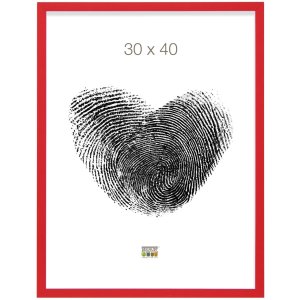 Rámeček na obraz červeno-bílé dřevo 10,0 x15,0 cm S43AL