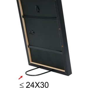 Rámeček na obraz černý S43AK2 dřevo 9,0 x13,0 cm