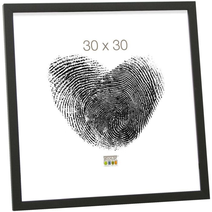 Rámeček na obraz černý S43AK2 dřevo 20,0 x20,0 cm