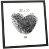 Rámeček na obraz černý S43AK2 dřevo 20,0 x20,0 cm