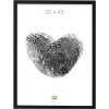 Rámeček na obraz černý S43AK2 dřevo 20,0 x20,0 cm