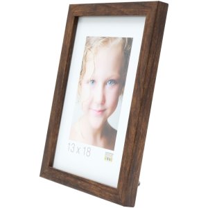 Rámeček na obraz S43AH3 hnědé dřevo 20,0 x20,0 cm