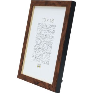 Rámeček na obraz S43AG2 dřevo burl 15,0 x 15,0 cm