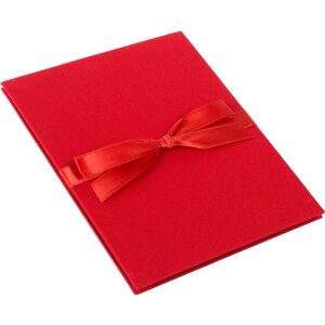 Goldbuch Leporello složka Linum červené plátno 10 fotografií 13x18 cm